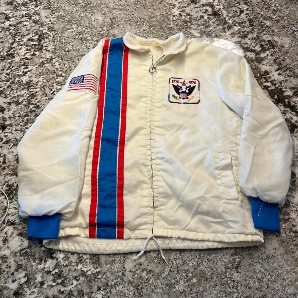 True vintage 1976 motorcycle jacket size large
